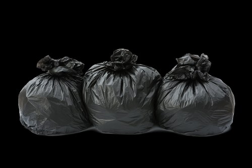 Different types of builders waste ready for clearance in Twickenham